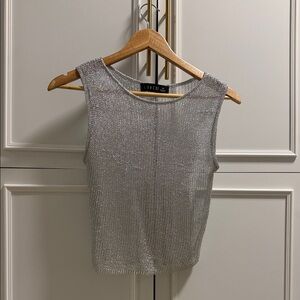 Lioness metallic knit tank top